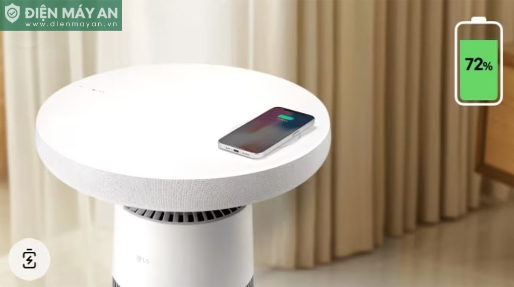 Máy lọc không khí kết hợp Loa LG PuriCare Aero Speaker AS20GSHU0 46W